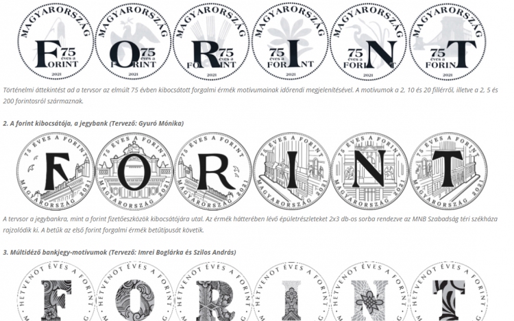 Közönségszavazás indul a legújabb forint érmékről
